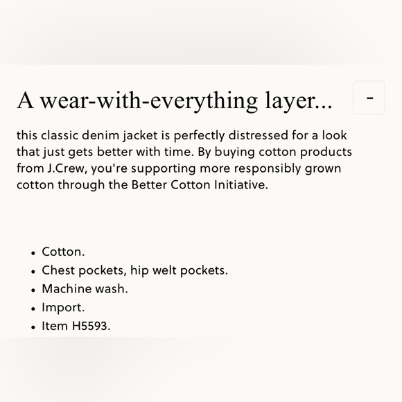 J. CREW BUTTON FRONT CLASSIC DENIM JEAN TRUCKER JACKET WOMENS SMALL - Picture 5 of 9